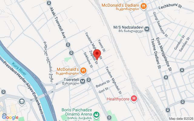 Карта расположения