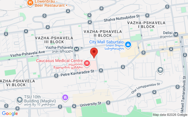 Карта расположения