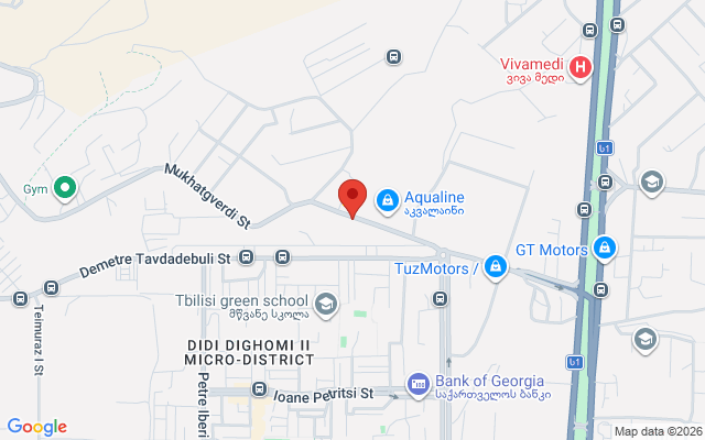 Карта расположения