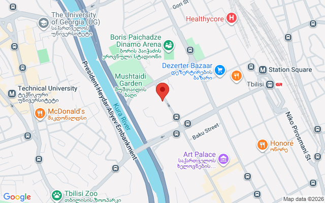 Карта расположения