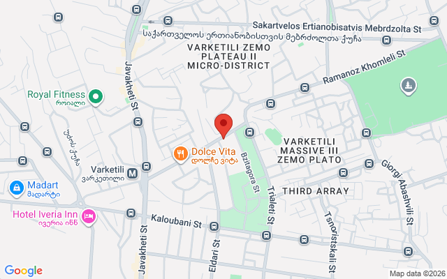 Карта расположения