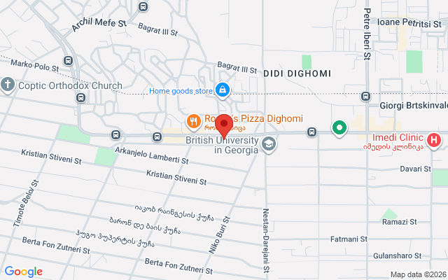 Карта расположения