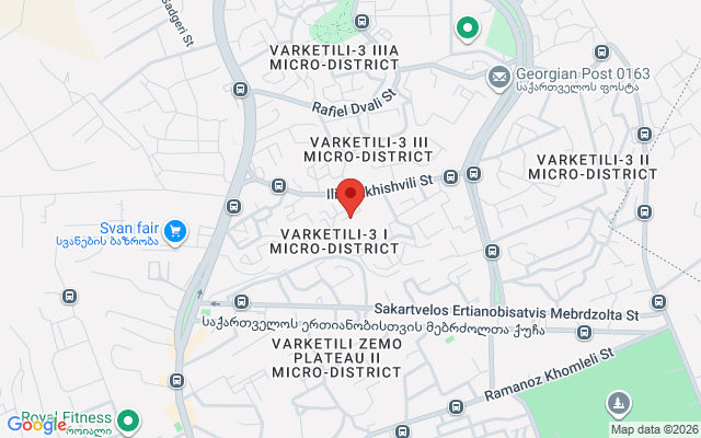 Карта расположения