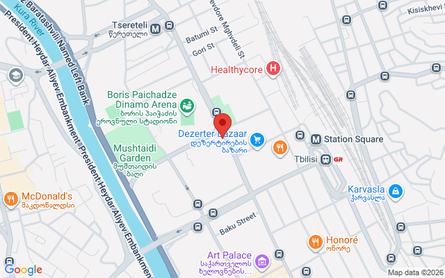 Карта расположения
