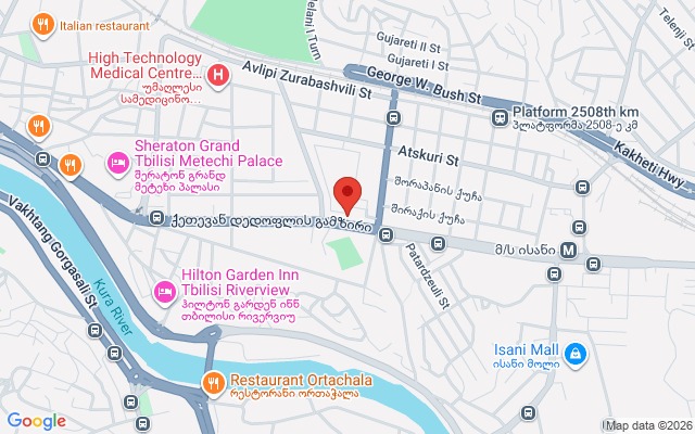 Карта расположения