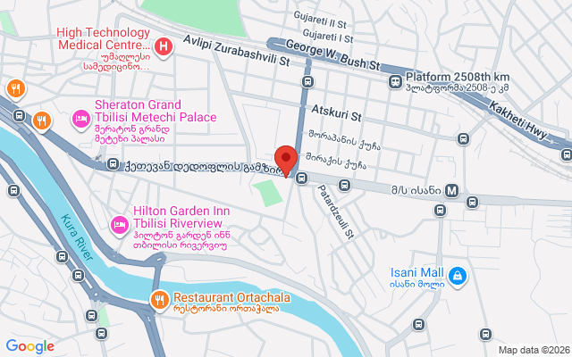 Карта расположения