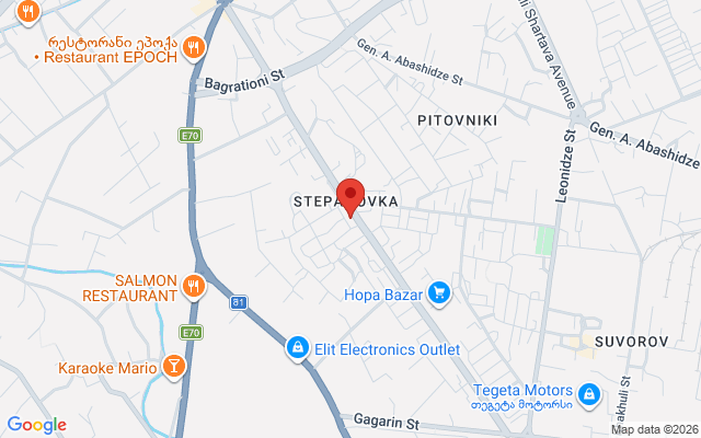 Карта расположения