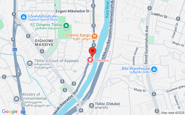 Карта расположения