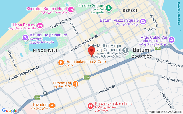 Карта расположения