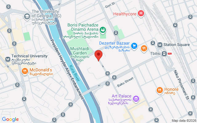 Карта расположения