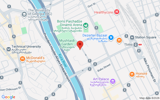 Карта расположения