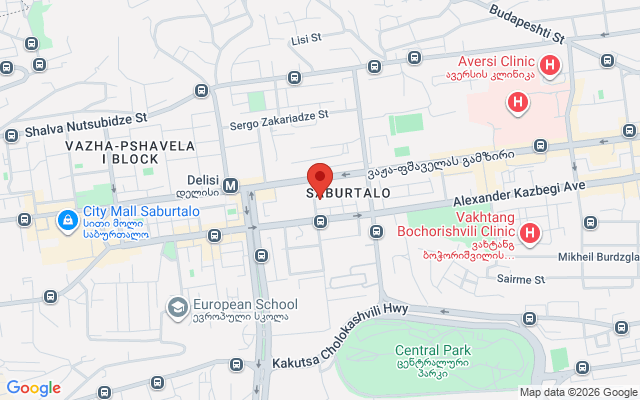 Карта расположения