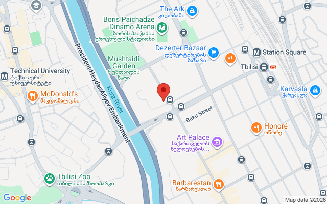 Карта расположения