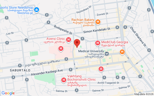 Карта расположения