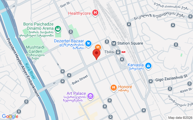 Карта расположения