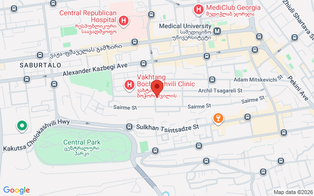 Карта расположения