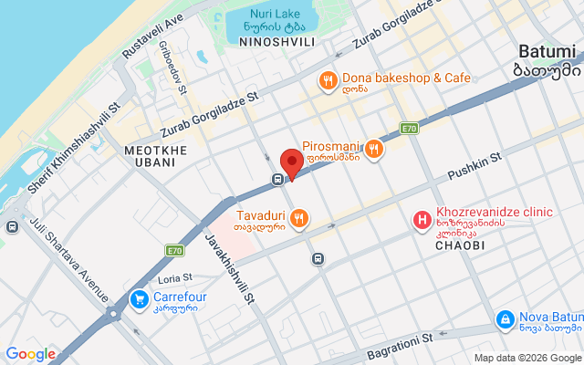 Карта расположения