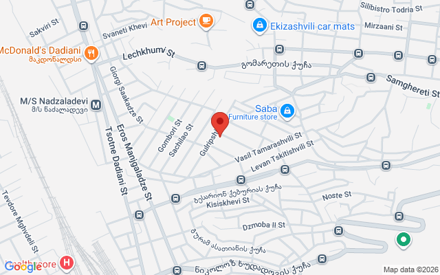 Карта расположения