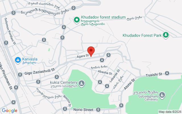 Карта расположения