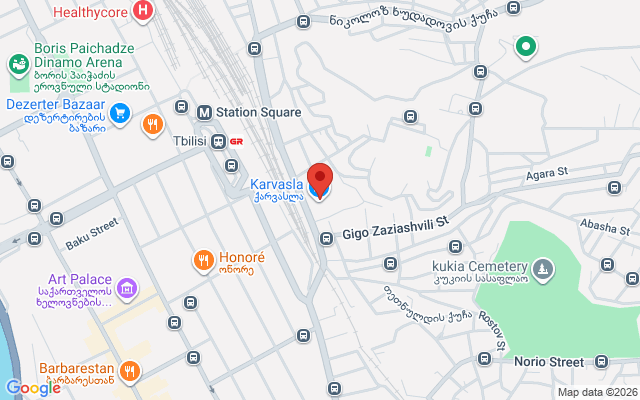 Карта расположения