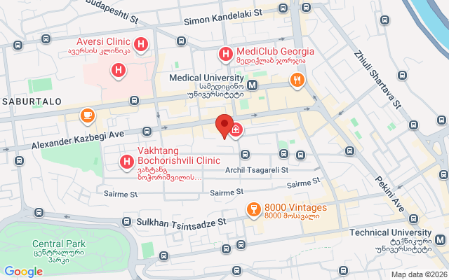 Карта расположения