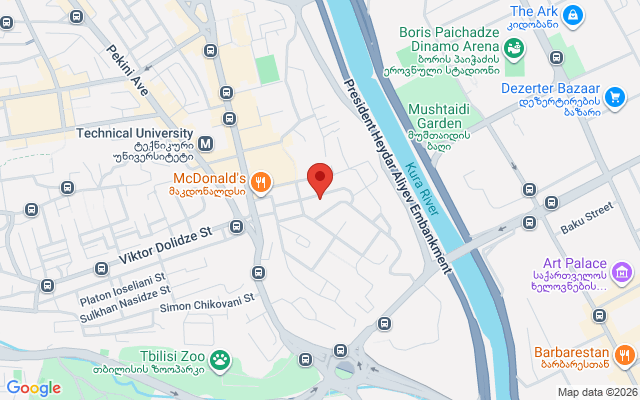 Карта расположения