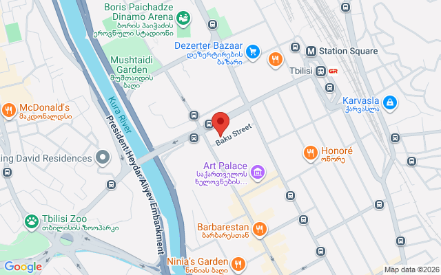 Карта расположения