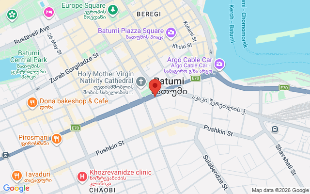 Карта расположения