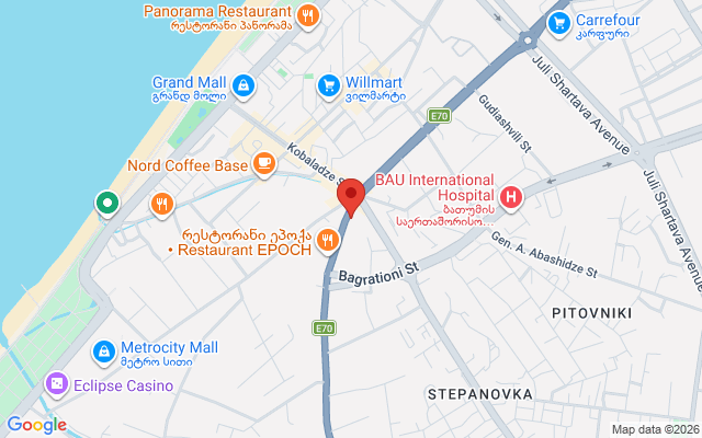 Карта расположения