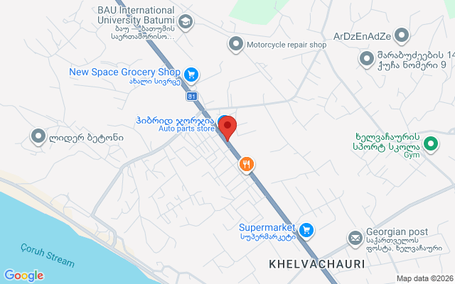Карта расположения