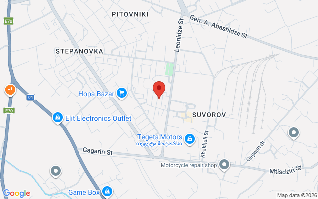 Карта расположения