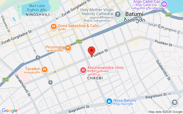 Карта расположения