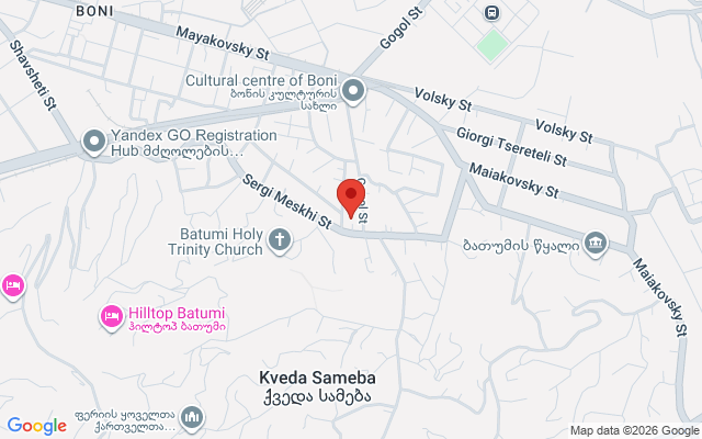 Карта расположения