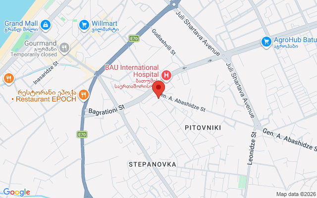Карта расположения