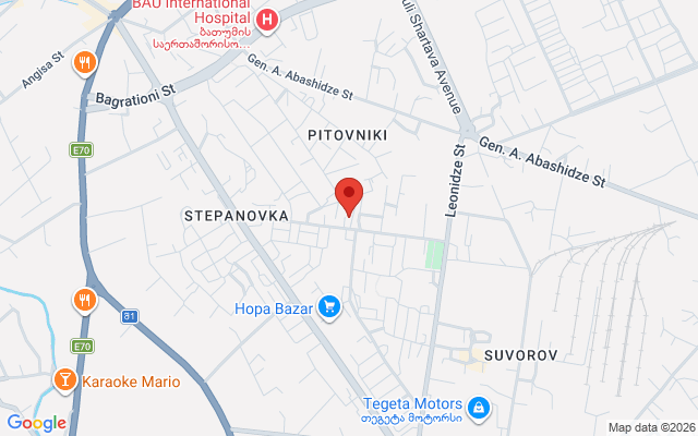 Карта расположения