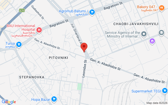 Карта расположения