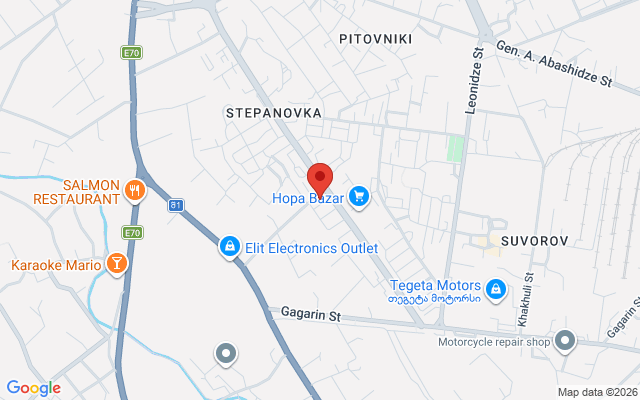 Карта расположения