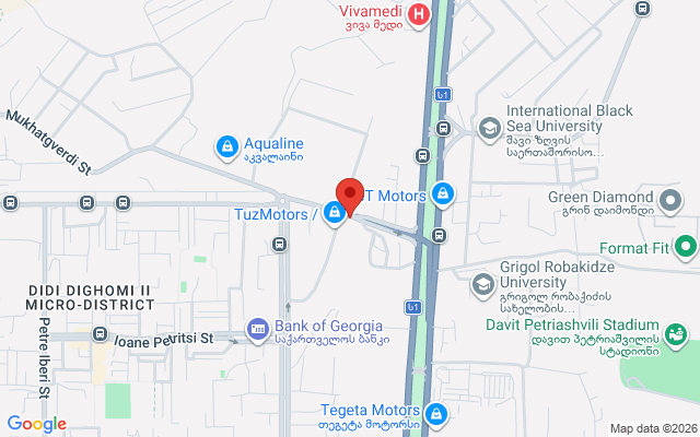 Карта расположения