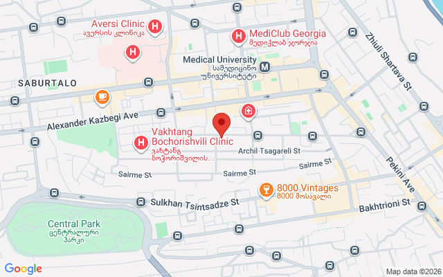 Карта расположения