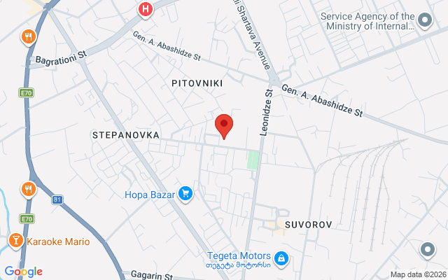 Карта расположения