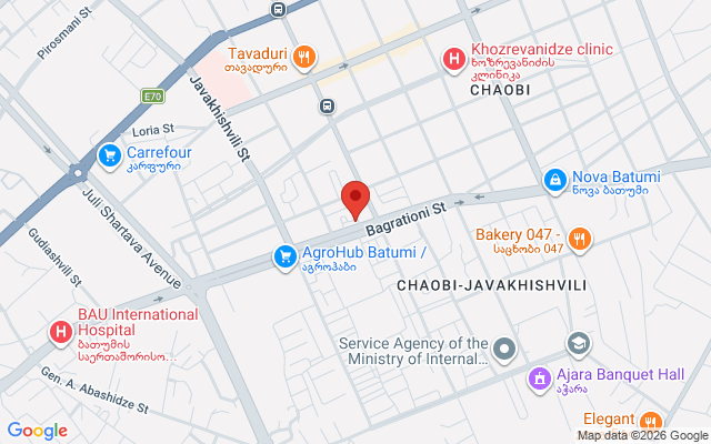 Карта расположения
