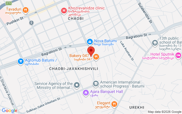 Карта расположения