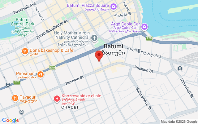 Карта расположения