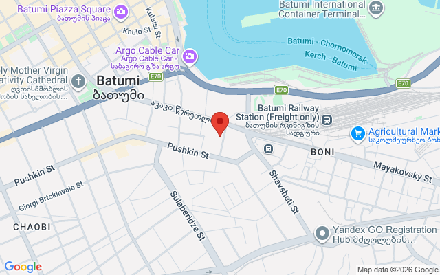 Карта расположения