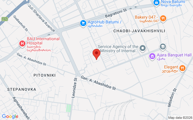 Карта расположения