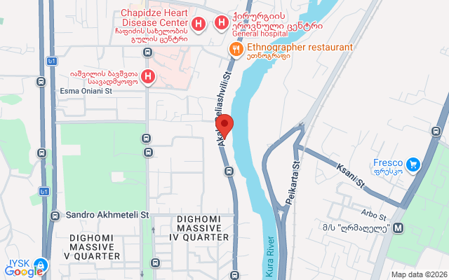 Карта расположения