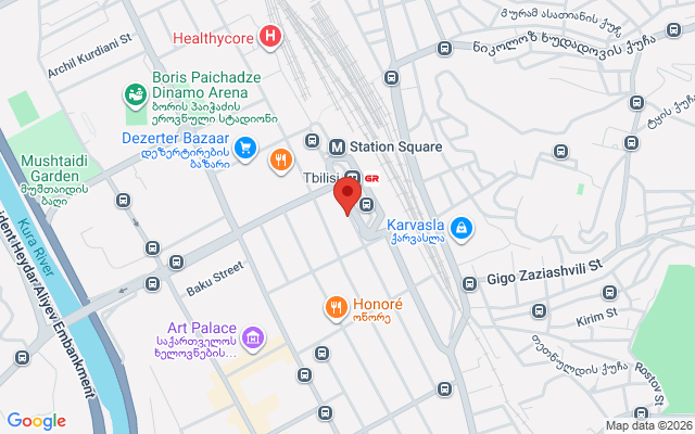 Карта расположения
