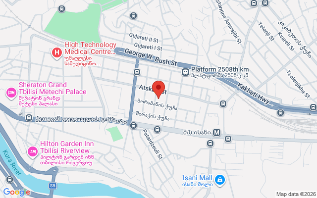 Карта расположения