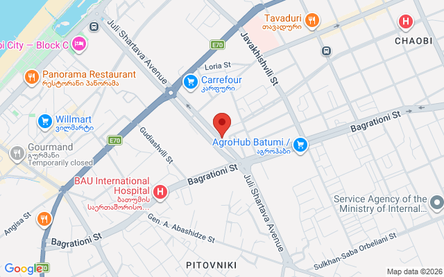 Карта расположения