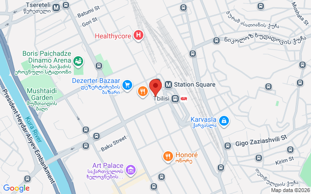 Карта расположения